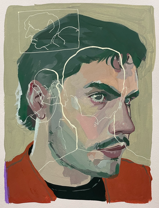 Self Portrait in Green